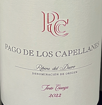 Vino tinto Ribera del Duero Pago de los Capellanes 2021