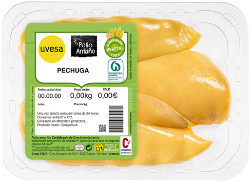 Pechuga de pollo cereal