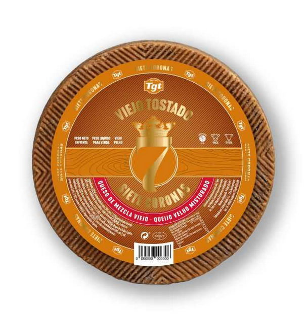 Queso 7 coronas tostado viejo