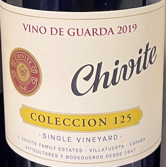 Vino Rioja Chivite Navarra Colección 125 años